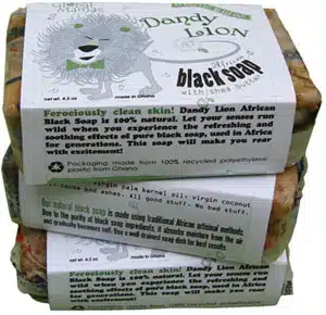 Dandy Lion Black Soap Label