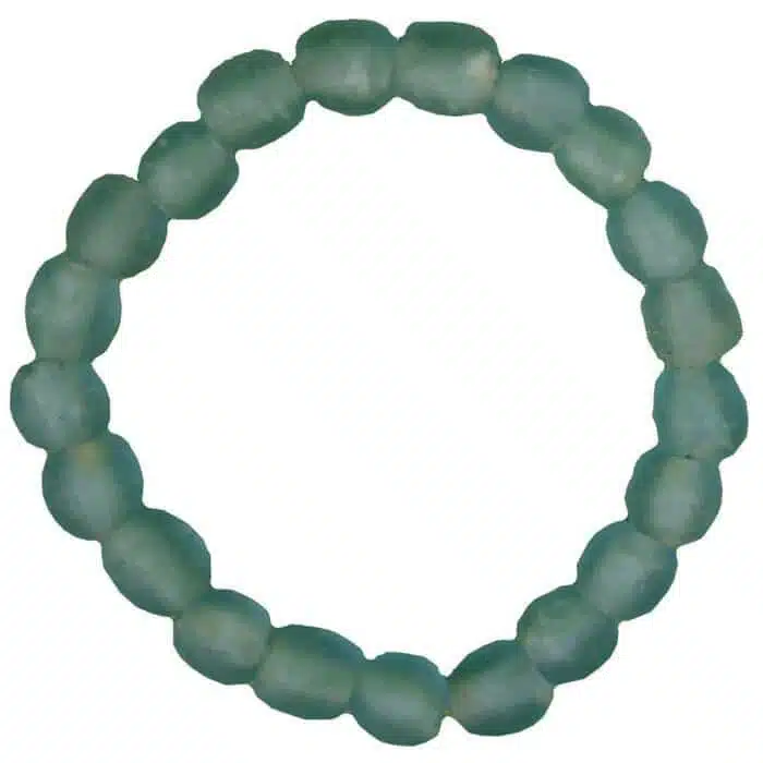 Glass Pearls: Bracelet - Blue