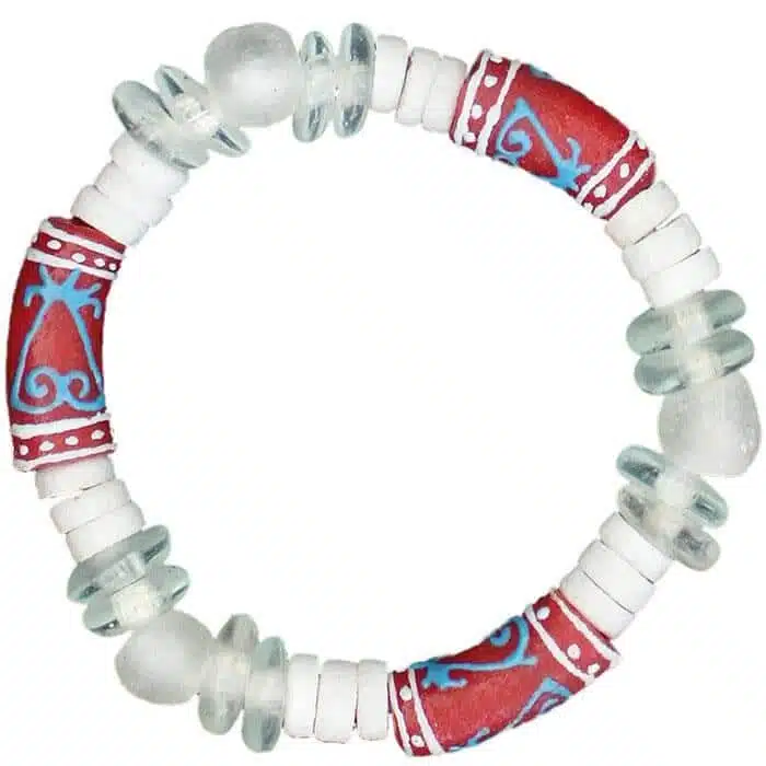 Adinkra-Sankofa: Bracelet - Red