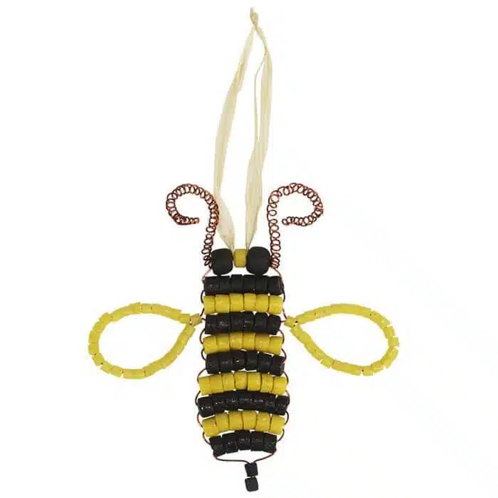 Gold bumble bee ornament