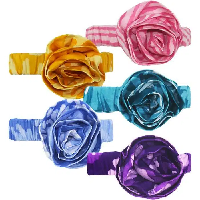 Babies Headband with Rosette: Batik - Assorted