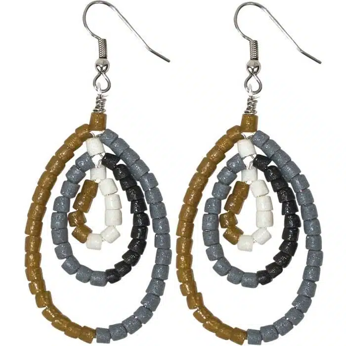 Azonto: Earrings - Mocha