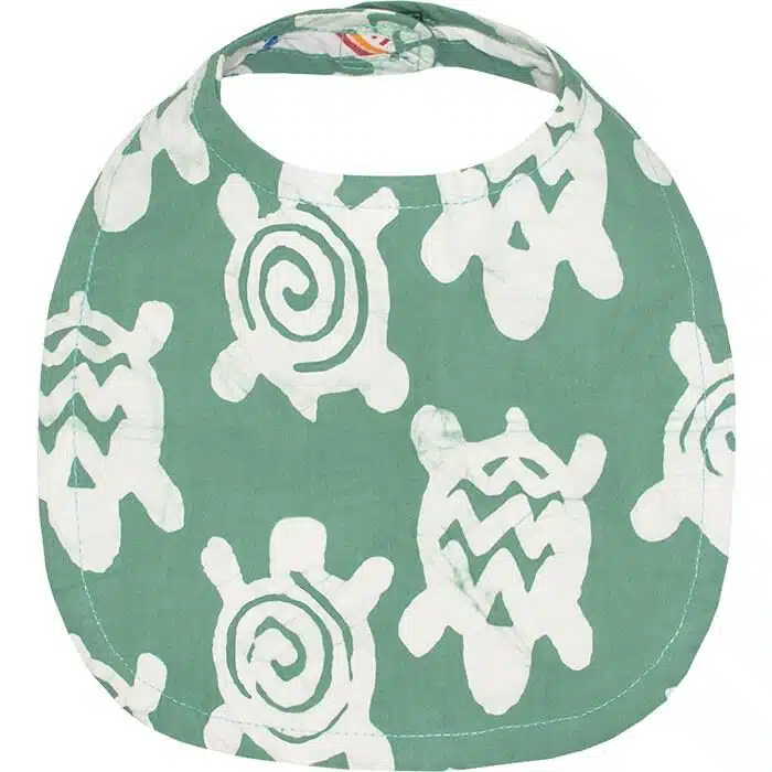 Bib: Turtles - Sage-Organic