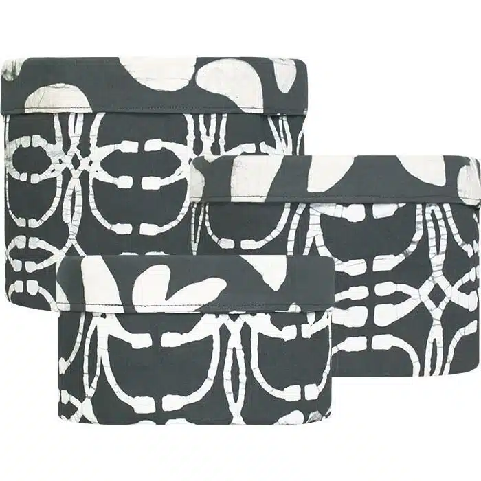 Stackable Bins: Orbit - Charcoal-Organic