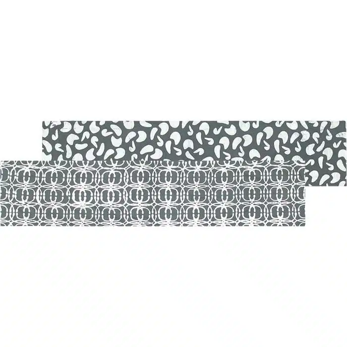 Table Runner-Long: Orbit - Charcoal-Organic