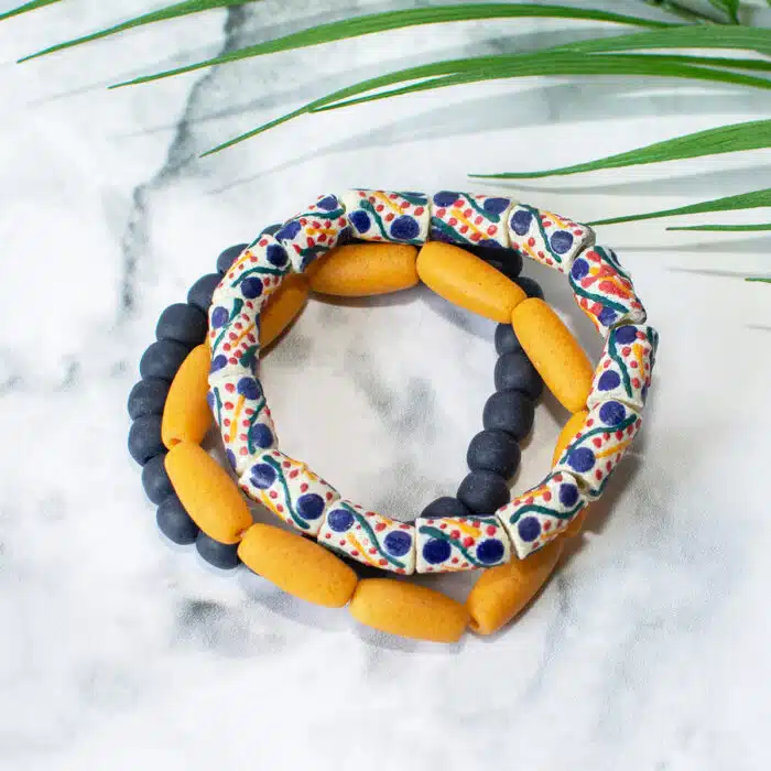 Manye Stacking: Bracelets - Navy