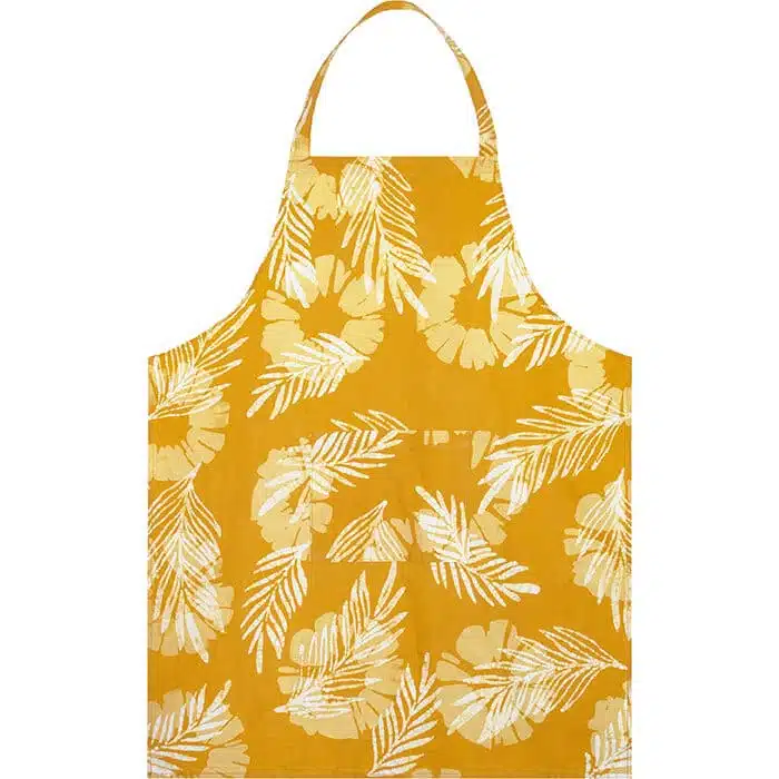 Apron Reversible: Palms - Harvest Gold-Organic