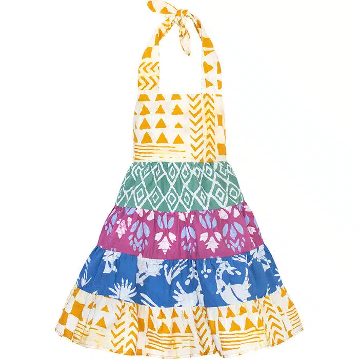 Carousel Dress: Adobe - Gold-Organic
