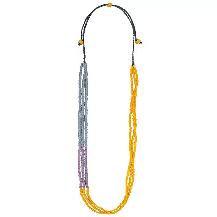 Color Block: Necklace - Mustard