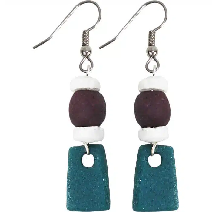 Mod: Earrings - Teal