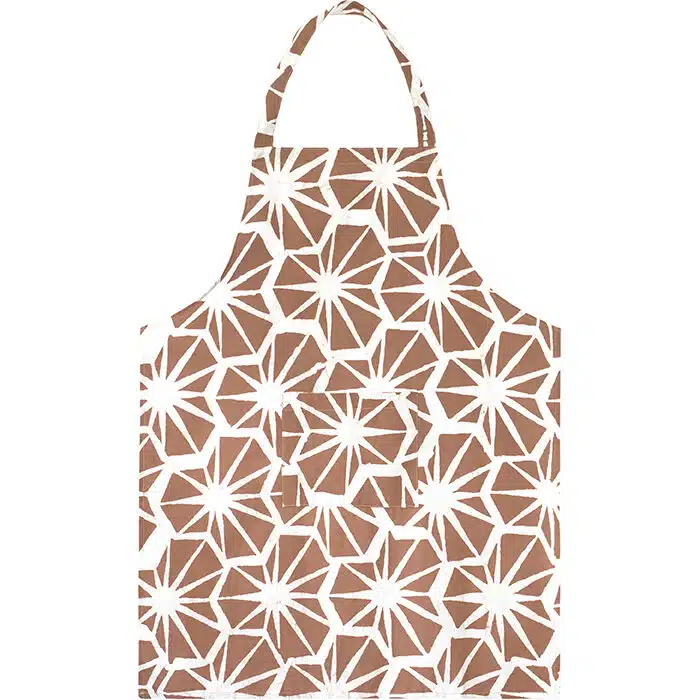 Apron Reversible: Tiles - Brown-Organic