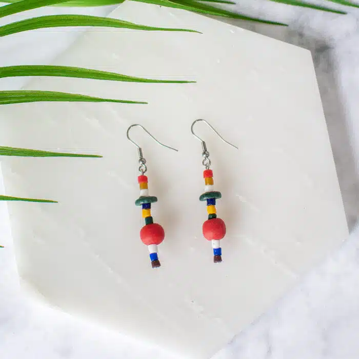Glass Rainbows: Earrings - Rainbow