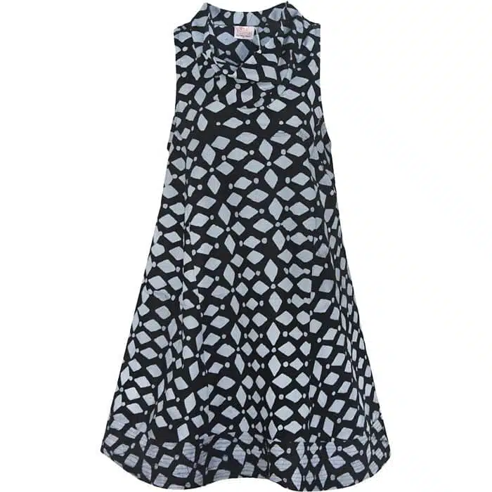 Eli Dress: Keepsake - Black-Organic