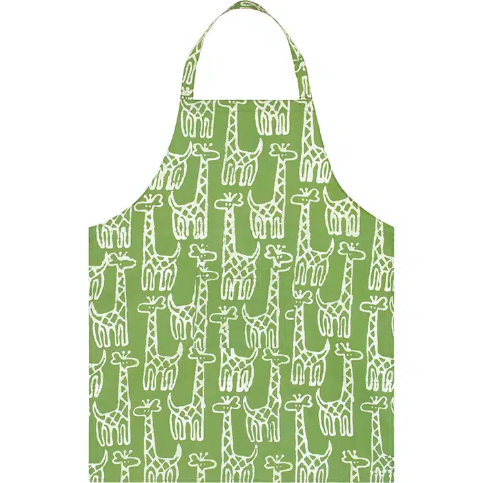Apron Reversible: Giraffe - Olive-Organic
