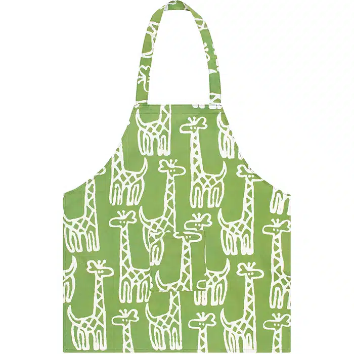 Apron Kids: Giraffe - Olive-Organic
