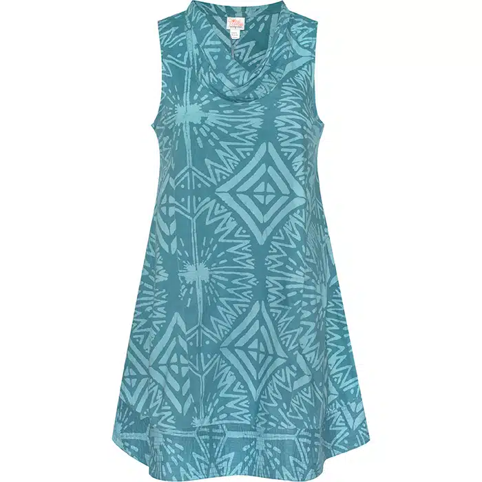 Eli Dress: Radiance - Teal-Organic