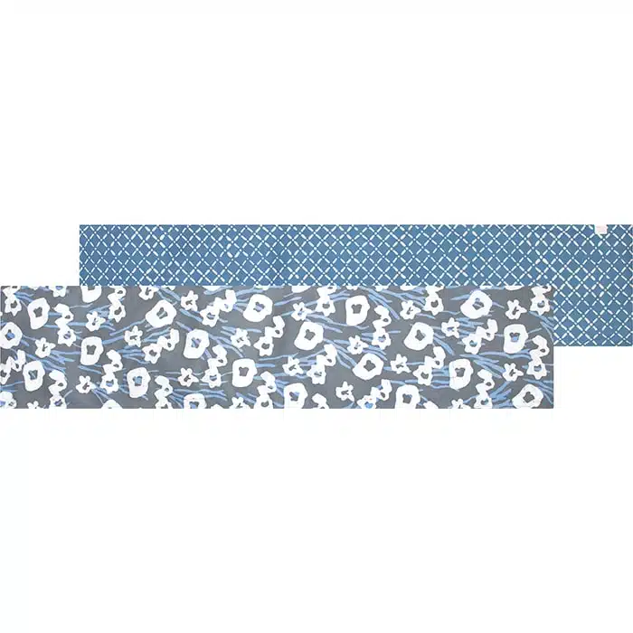 Table Runner-Long: Painted Floral - Charcoal-Organic