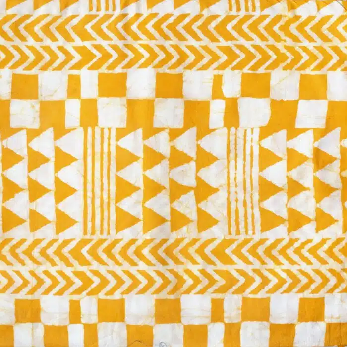Batik Fabric: Adobe - Gold-Organic