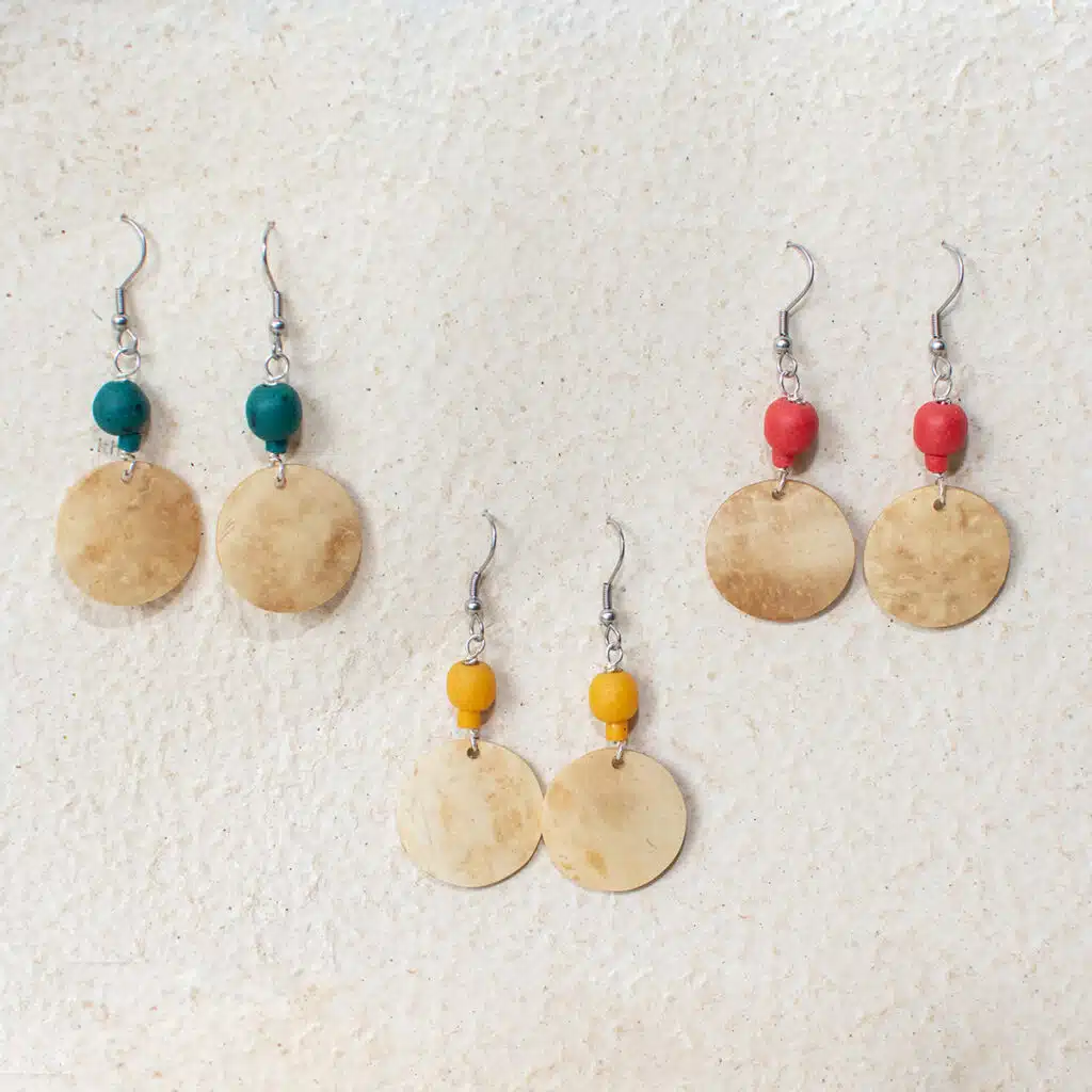 JewelryEarringCoconutDangleAssortedGroupWebLg